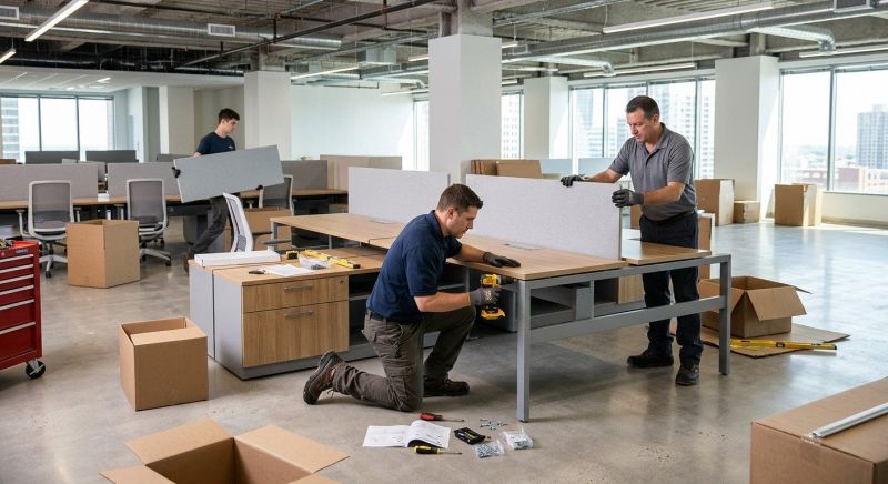 Office Desk Assembly in Overland Park, KS