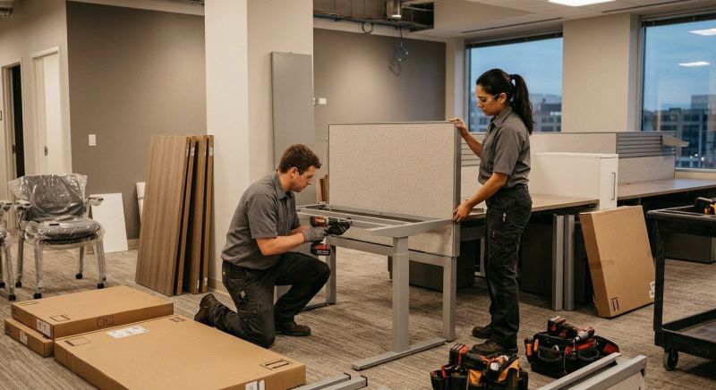 Office Desk Assembly in Overland Park, KS