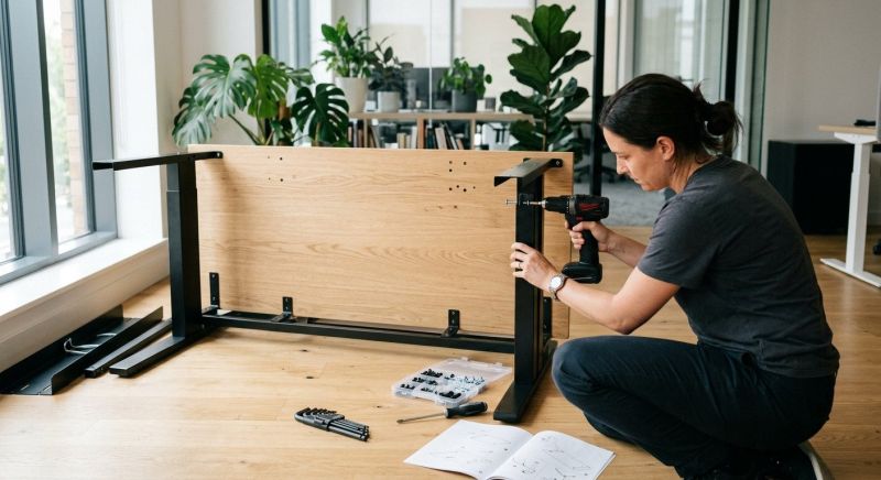 Standing Desk Assembly in Olathe, KS